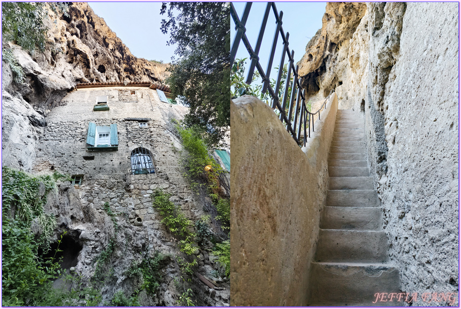 Rocher et grottes troglodytes de Cotignac,普羅旺斯Provence,法國France,法國旅遊,科蒂尼亞克 Cotignac