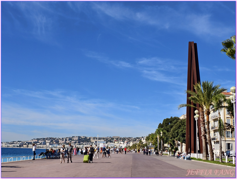 尼斯Nice,普羅旺斯Provence,法國France,法國旅遊,英國人大道Promenade des Anglais,蔚藍海岸Côte d’Azur