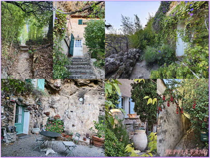 Rocher et grottes troglodytes de Cotignac,普羅旺斯Provence,法國France,法國旅遊,科蒂尼亞克 Cotignac