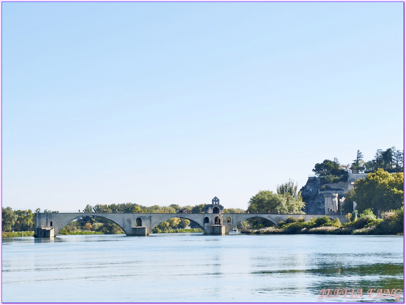 世界文化遺產區,亞維儂Avignon,亞維儂老城區,普羅旺斯Provence,沃克呂茲省Vaucluse,法國France,法國旅遊,聖貝內澤橋St Bénezet bridge
