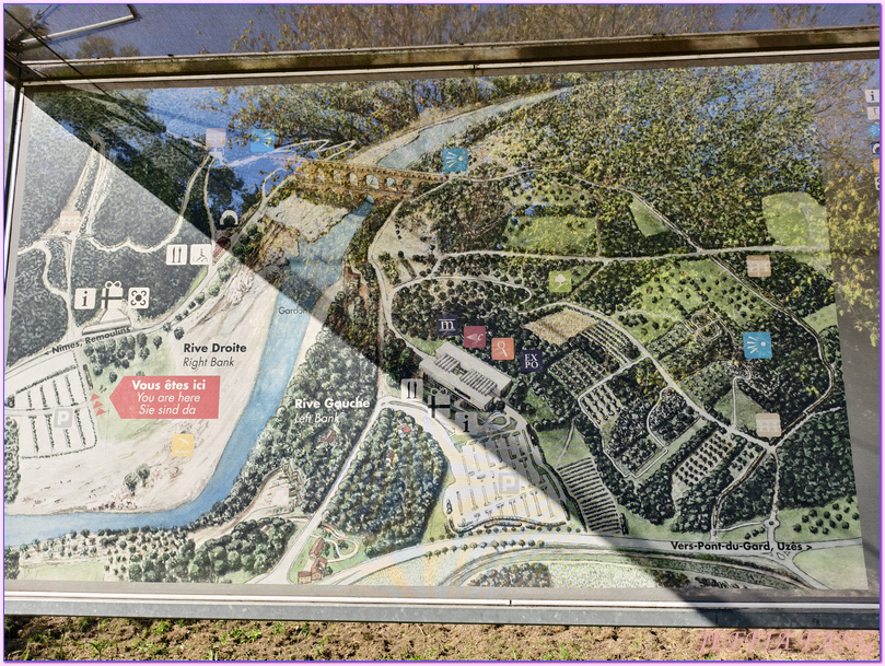 世界文化遺產,加爾Gard,加爾水道橋The Pont du Gard,奧克西塔尼Occitanie,法國France,法國旅遊