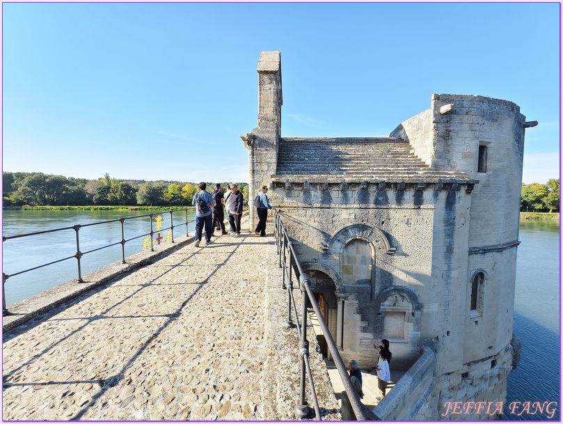 世界文化遺產區,亞維儂Avignon,亞維儂老城區,普羅旺斯Provence,沃克呂茲省Vaucluse,法國France,法國旅遊,聖貝內澤橋St Bénezet bridge