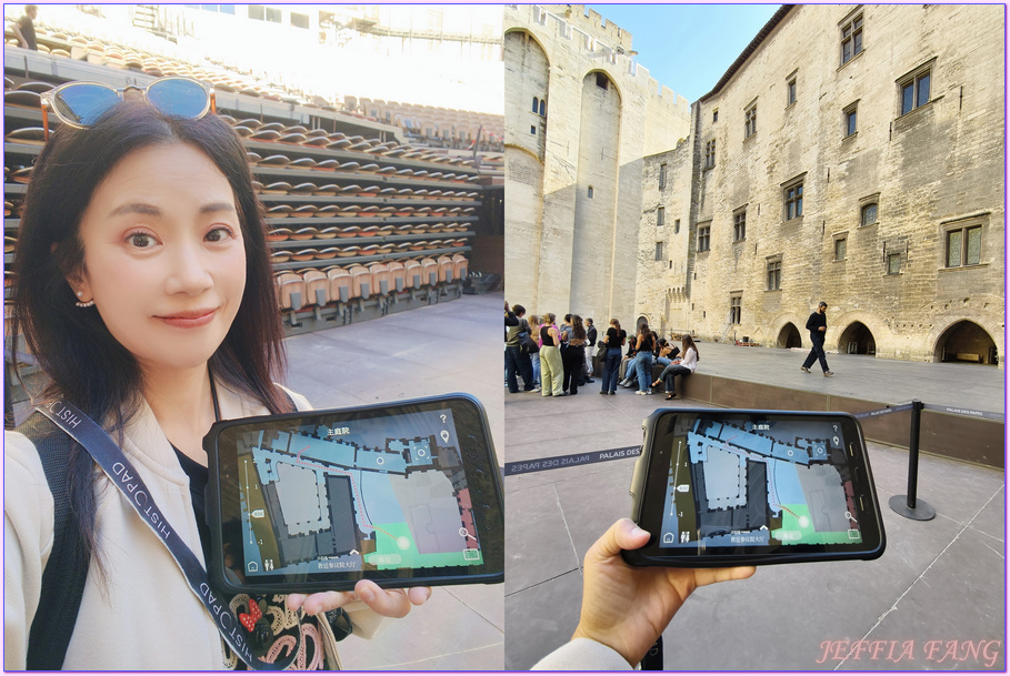 世界文化遺產,亞維儂Avignon,亞維儂老城區,教皇宮Palais des Papes,普羅旺斯Provence,沃克呂茲省Vaucluse,法國France,法國旅遊