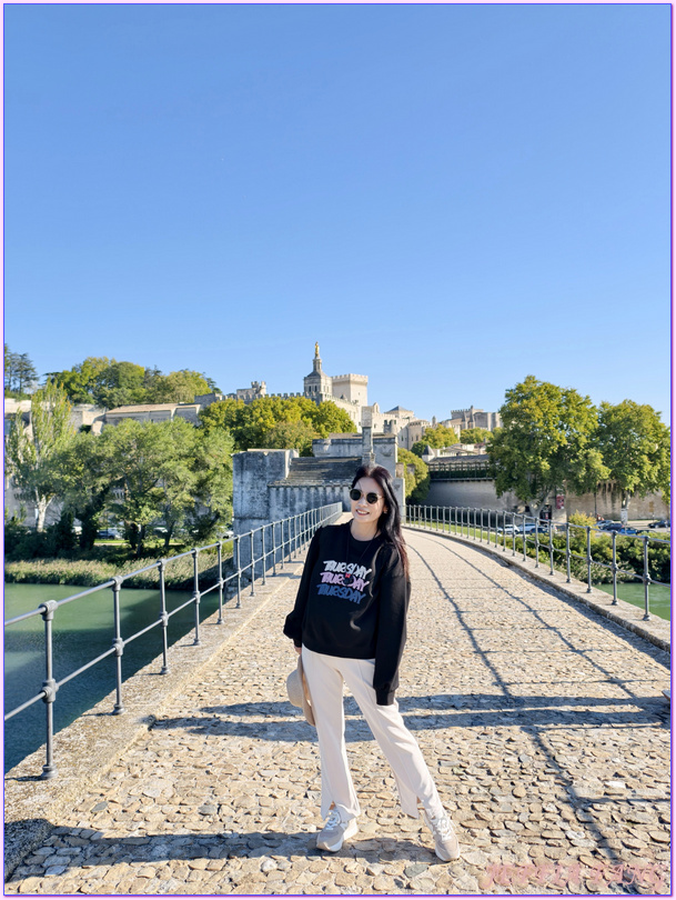 世界文化遺產區,亞維儂Avignon,亞維儂老城區,普羅旺斯Provence,沃克呂茲省Vaucluse,法國France,法國旅遊,聖貝內澤橋St Bénezet bridge