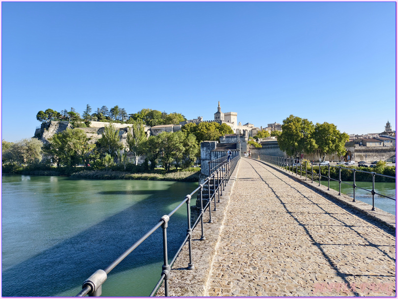 世界文化遺產區,亞維儂Avignon,亞維儂老城區,普羅旺斯Provence,沃克呂茲省Vaucluse,法國France,法國旅遊,聖貝內澤橋St Bénezet bridge