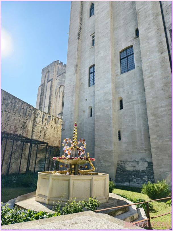 世界文化遺產,亞維儂Avignon,亞維儂老城區,教皇宮Palais des Papes,普羅旺斯Provence,沃克呂茲省Vaucluse,法國France,法國旅遊