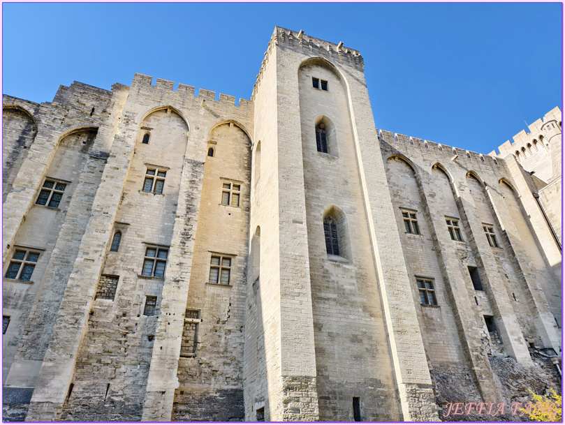 世界文化遺產,亞維儂Avignon,亞維儂老城區,教皇宮Palais des Papes,普羅旺斯Provence,沃克呂茲省Vaucluse,法國France,法國旅遊