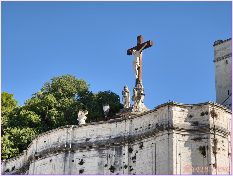 世界文化遺產區,亞維儂Avignon,亞維儂老城區,普羅旺斯Provence,沃克呂茲省Vaucluse,法國France,法國旅遊,聖貝內澤橋St Bénezet bridge