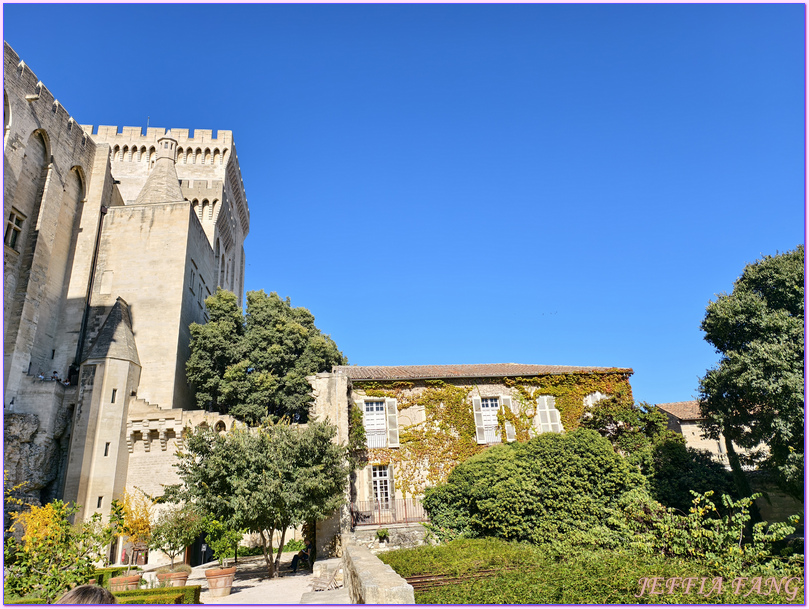世界文化遺產,亞維儂Avignon,亞維儂老城區,教皇宮Palais des Papes,普羅旺斯Provence,沃克呂茲省Vaucluse,法國France,法國旅遊