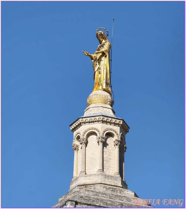 世界文化遺產,亞維儂Avignon,亞維儂老城區,教皇宮Palais des Papes,普羅旺斯Provence,沃克呂茲省Vaucluse,法國France,法國旅遊