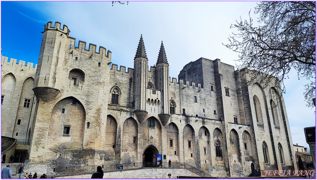 世界文化遺產,亞維儂Avignon,亞維儂老城區,教皇宮Palais des Papes,普羅旺斯Provence,沃克呂茲省Vaucluse,法國France,法國旅遊