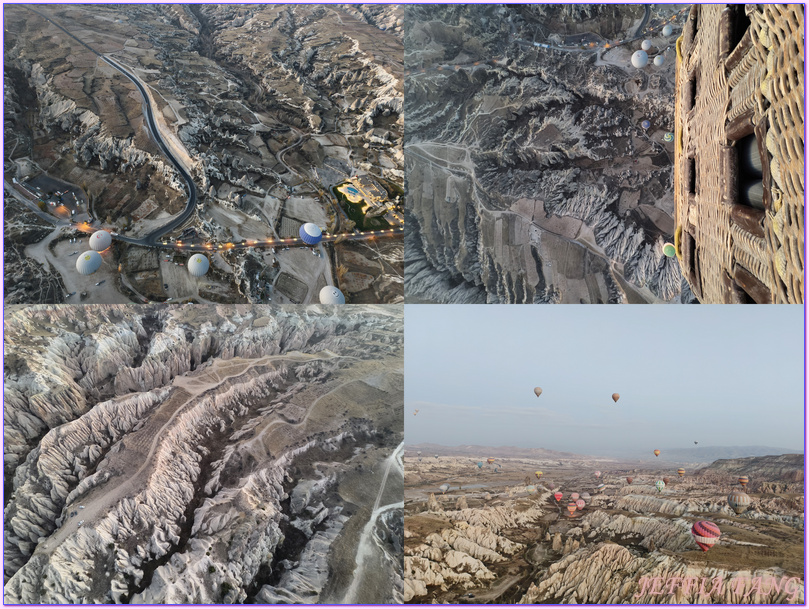卡帕多奇亞Cappadocia,卡帕多奇亞熱氣球飛行Air Ballooning in Cappadocia,土耳其Turkiye,土耳其旅遊