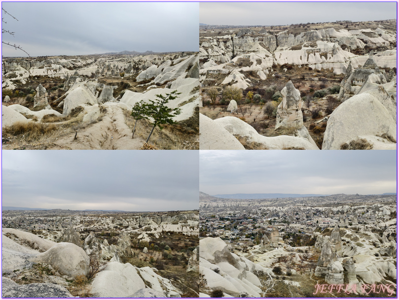 卡帕多奇亞Cappadocia,土耳其Turkiye,土耳其旅遊,格雷梅Goreme,烏奇沙城堡Uchisar Castle,獵人谷Hunting Valley,駱駝岩Camel Rock,鴿子谷Pigeon Valley