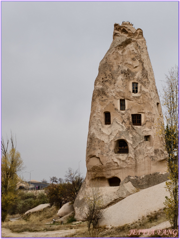 卡帕多奇亞Cappadocia,土耳其Turkiye,土耳其旅遊,格雷梅Goreme,烏奇沙城堡Uchisar Castle,獵人谷Hunting Valley,駱駝岩Camel Rock,鴿子谷Pigeon Valley