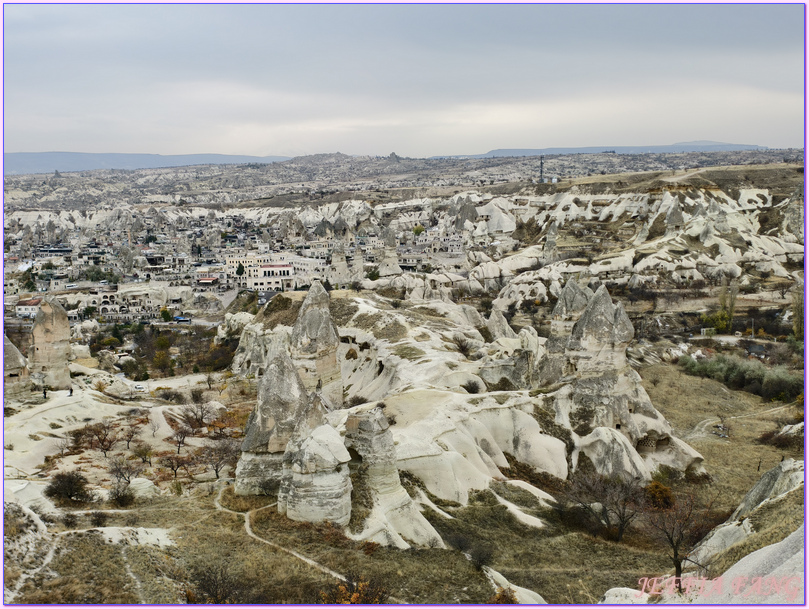 卡帕多奇亞Cappadocia,土耳其Turkiye,土耳其旅遊,格雷梅Goreme,烏奇沙城堡Uchisar Castle,獵人谷Hunting Valley,駱駝岩Camel Rock,鴿子谷Pigeon Valley