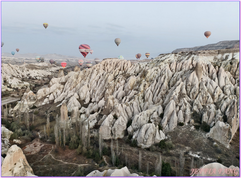 卡帕多奇亞Cappadocia,卡帕多奇亞熱氣球飛行Air Ballooning in Cappadocia,土耳其Turkiye,土耳其旅遊