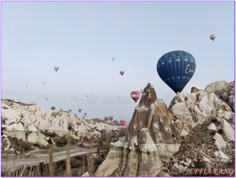 卡帕多奇亞Cappadocia,卡帕多奇亞熱氣球飛行Air Ballooning in Cappadocia,土耳其Turkiye,土耳其旅遊