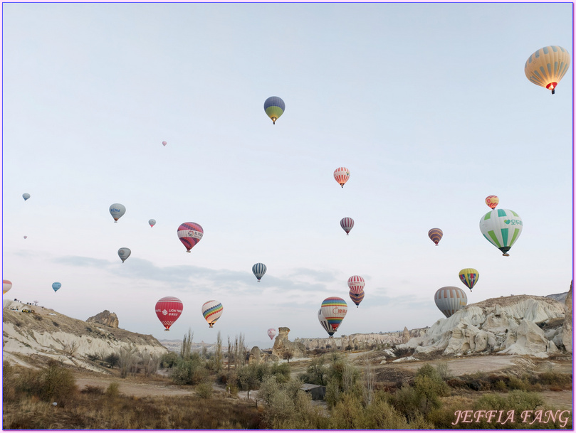 卡帕多奇亞Cappadocia,卡帕多奇亞熱氣球飛行Air Ballooning in Cappadocia,土耳其Turkiye,土耳其旅遊