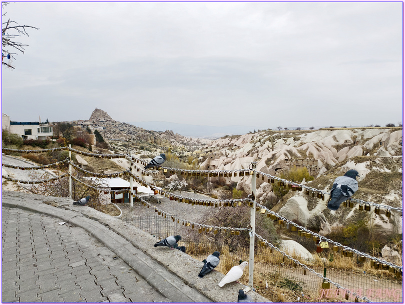 卡帕多奇亞Cappadocia,土耳其Turkiye,土耳其旅遊,格雷梅Goreme,烏奇沙城堡Uchisar Castle,獵人谷Hunting Valley,駱駝岩Camel Rock,鴿子谷Pigeon Valley