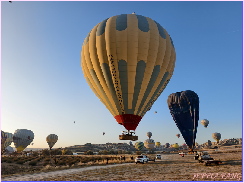 卡帕多奇亞Cappadocia,卡帕多奇亞熱氣球飛行Air Ballooning in Cappadocia,土耳其Turkiye,土耳其旅遊