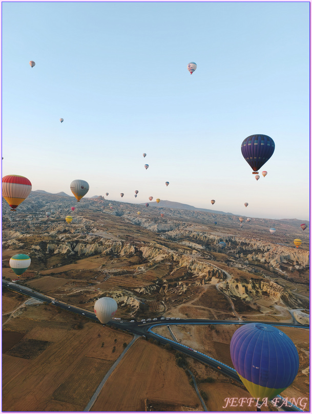 卡帕多奇亞Cappadocia,卡帕多奇亞熱氣球飛行Air Ballooning in Cappadocia,土耳其Turkiye,土耳其旅遊