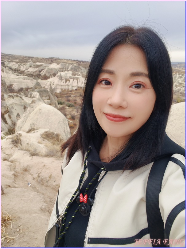 卡帕多奇亞Cappadocia,土耳其Turkiye,土耳其旅遊,格雷梅Goreme,烏奇沙城堡Uchisar Castle,獵人谷Hunting Valley,駱駝岩Camel Rock,鴿子谷Pigeon Valley