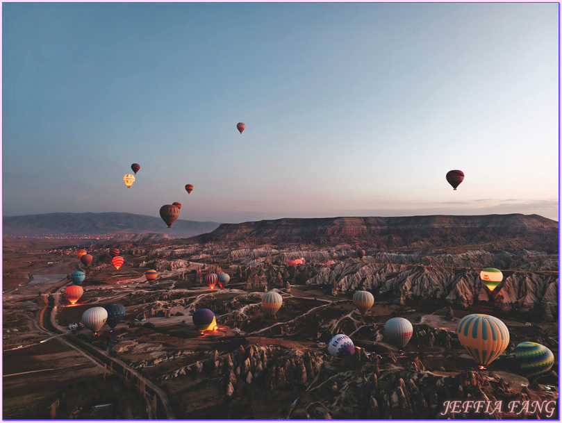 卡帕多奇亞Cappadocia,卡帕多奇亞熱氣球飛行Air Ballooning in Cappadocia,土耳其Turkiye,土耳其旅遊