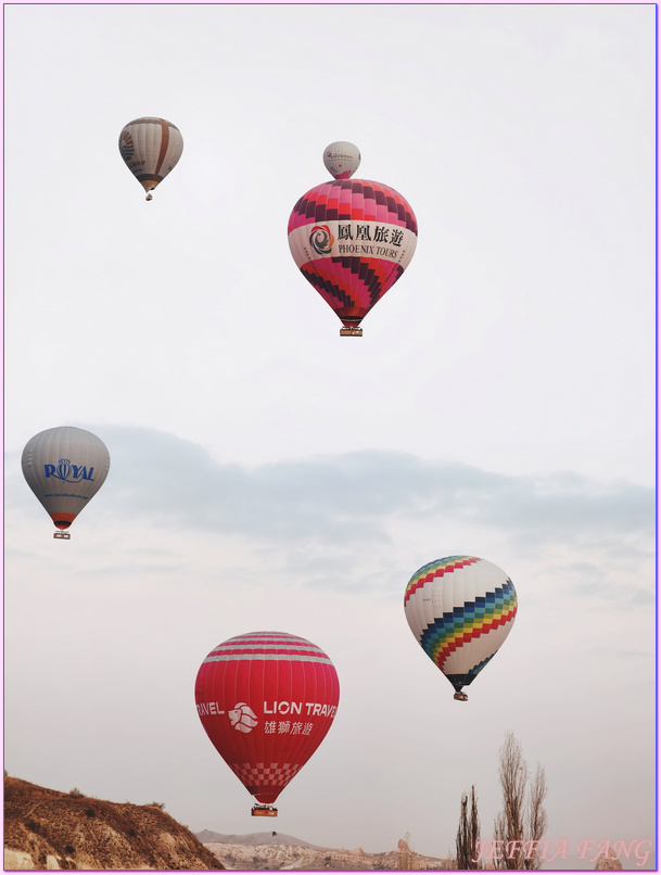 卡帕多奇亞Cappadocia,卡帕多奇亞熱氣球飛行Air Ballooning in Cappadocia,土耳其Turkiye,土耳其旅遊