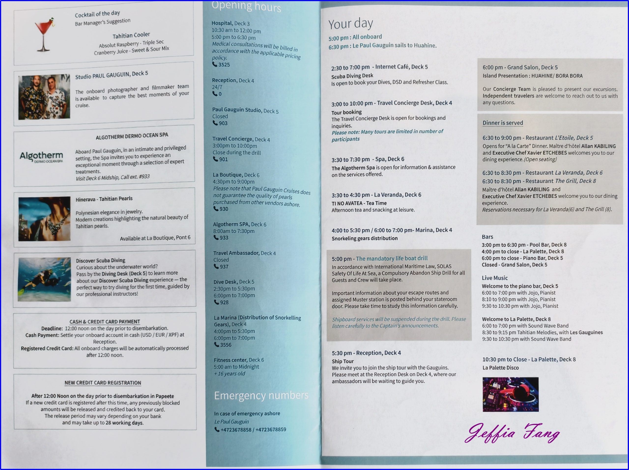 保羅高更號郵輪Paul Gauguin Cruises,大溪地Tahiti,法屬玻里尼西亞FrenchPolynesia