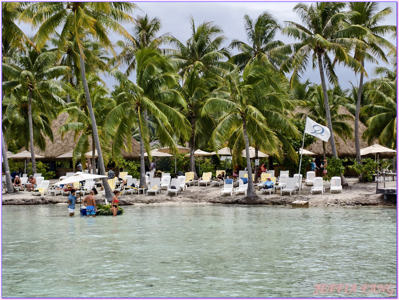 保羅高更號郵輪Paul Gauguin Cruises,大溪地Tahiti,法屬玻里尼西亞FrenchPolynesia,社會群島Society Islands,莫圖瑪哈娜島Motu Mahana,龐洛PONANT郵輪