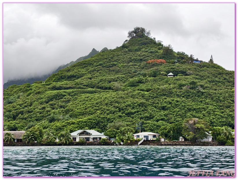 保羅高更號郵輪Paul Gauguin Cruises,大溪地Tahiti,法屬玻里尼西亞FrenchPolynesia,社會群島Society Islands,茉莉亞島Moorea,龐洛PONANT郵輪