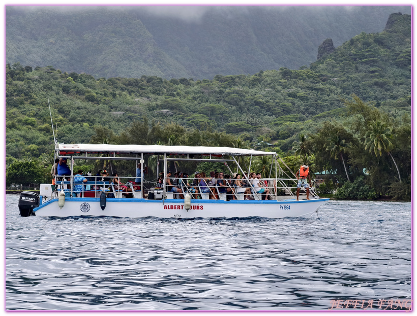 保羅高更號郵輪Paul Gauguin Cruises,大溪地Tahiti,法屬玻里尼西亞FrenchPolynesia,社會群島Society Islands,茉莉亞島Moorea,龐洛PONANT郵輪