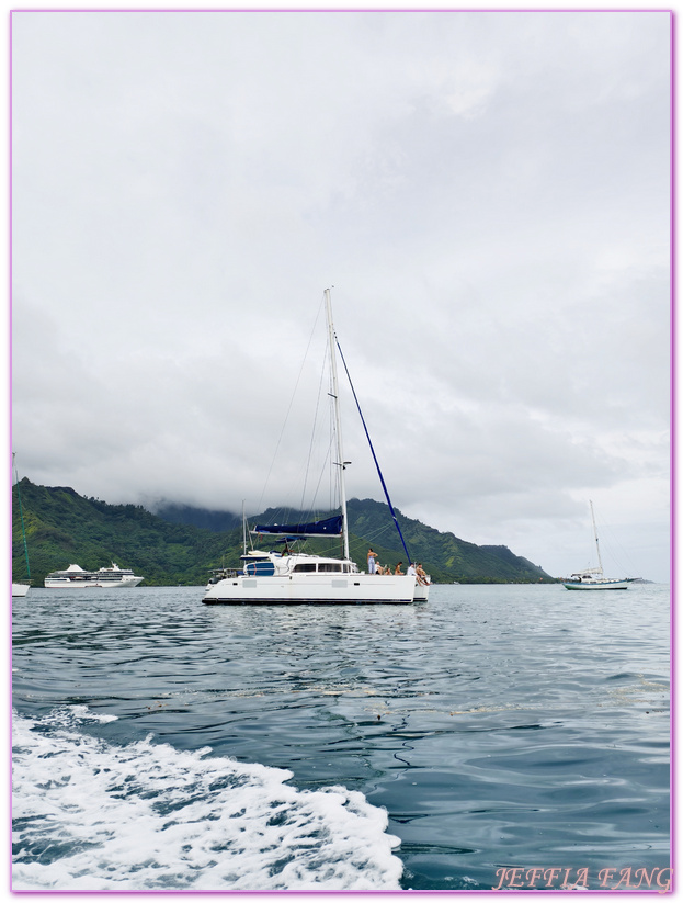 保羅高更號郵輪Paul Gauguin Cruises,大溪地Tahiti,法屬玻里尼西亞FrenchPolynesia,社會群島Society Islands,茉莉亞島Moorea,龐洛PONANT郵輪