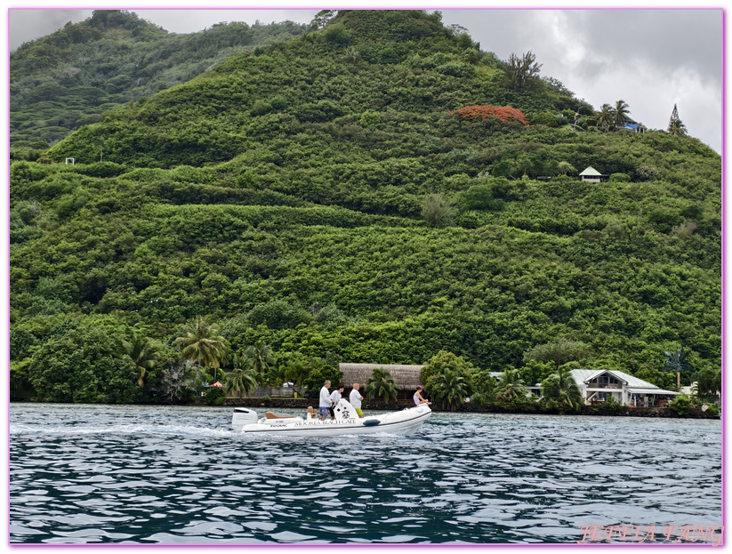 保羅高更號郵輪Paul Gauguin Cruises,大溪地Tahiti,法屬玻里尼西亞FrenchPolynesia,社會群島Society Islands,茉莉亞島Moorea,龐洛PONANT郵輪