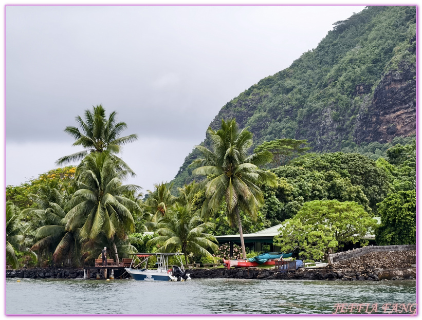 保羅高更號郵輪Paul Gauguin Cruises,大溪地Tahiti,法屬玻里尼西亞FrenchPolynesia,社會群島Society Islands,茉莉亞島Moorea,龐洛PONANT郵輪