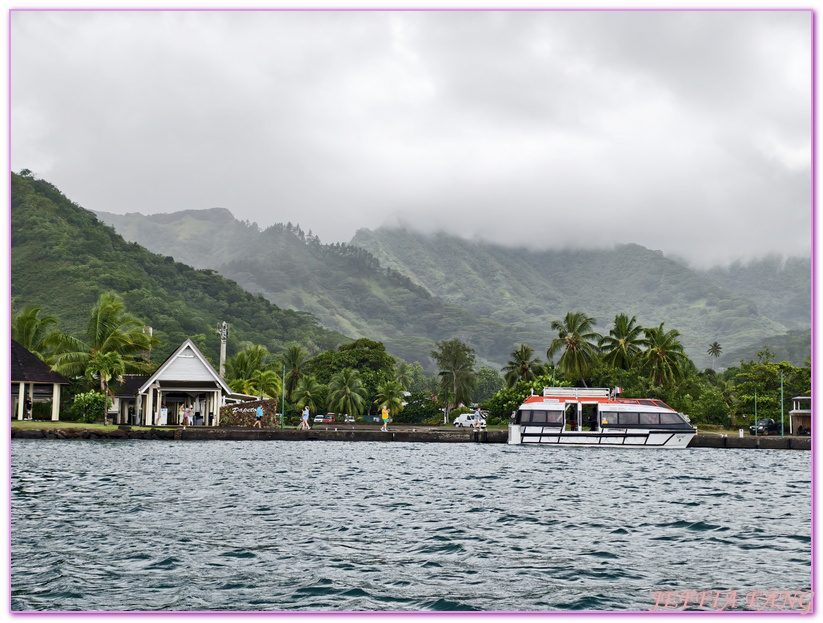 保羅高更號郵輪Paul Gauguin Cruises,大溪地Tahiti,法屬玻里尼西亞FrenchPolynesia,社會群島Society Islands,茉莉亞島Moorea,龐洛PONANT郵輪