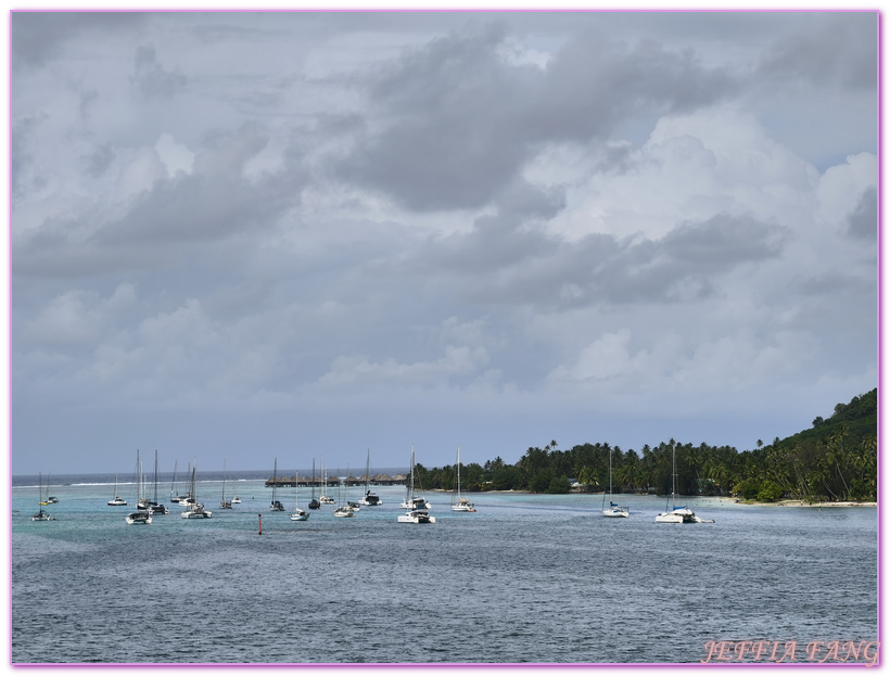 保羅高更號郵輪Paul Gauguin Cruises,大溪地Tahiti,法屬玻里尼西亞FrenchPolynesia,社會群島Society Islands,茉莉亞島Moorea,龐洛PONANT郵輪