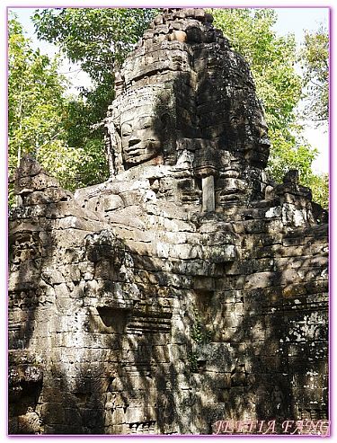 吳哥外圍遺址群,吳哥窟旅遊,柬埔寨,柬埔寨旅遊,達宋將軍廟Ta som @傑菲亞娃 JEFFIA FANG