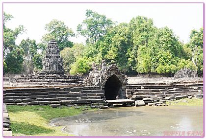 吳哥外圍遺址群,吳哥外環圍遺跡涅槃宮,吳哥窟旅遊,柬埔寨,柬埔寨旅遊 @傑菲亞娃 JEFFIA FANG