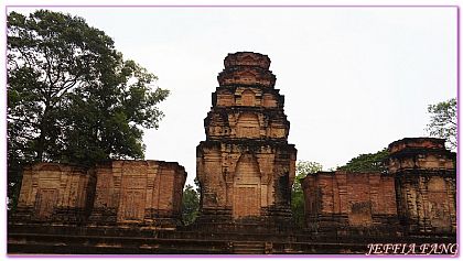 吳哥外圍遺址群,吳哥窟旅遊,柬埔寨,柬埔寨旅遊,荳蔻寺(喀拉凡廟) @傑菲亞娃 JEFFIA FANG