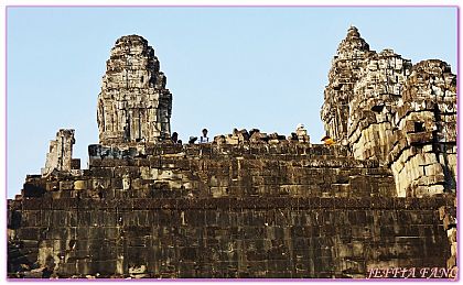 吳哥窟旅遊,大吳哥城,巴肯山Phnom Bakheng,柬埔寨,柬埔寨旅遊 @傑菲亞娃 JEFFIA FANG