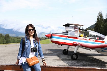 Aeroclub de Megève,景點,梅杰芙,法國旅遊,西歐法國 @傑菲亞娃 JEFFIA FANG